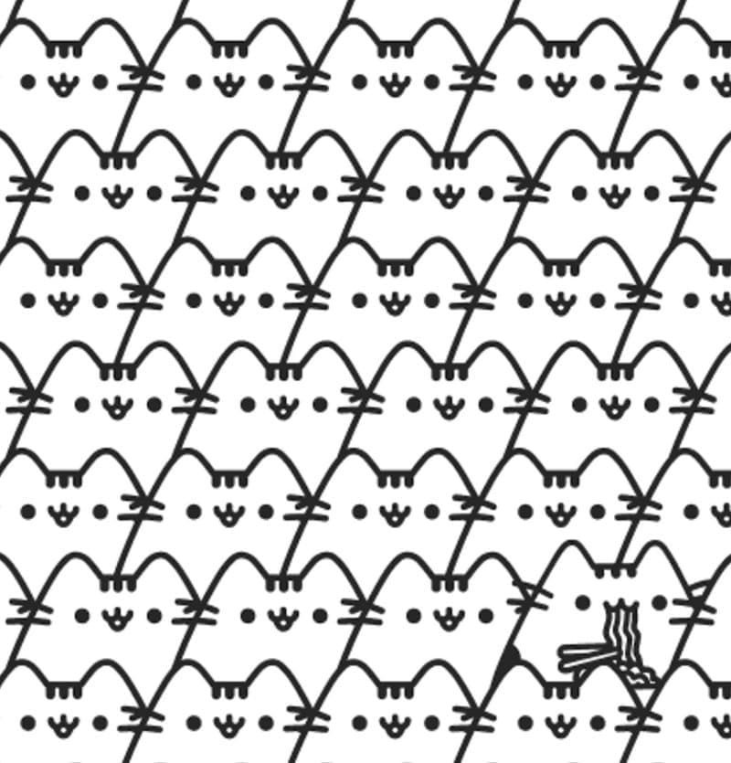 Pusheen - Ilmainen kuva lapsille Värityskuva