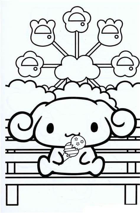 Tulostettava Cinnamoroll Värityskuva