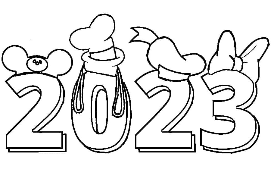 2023 - onnea sinulle Värityskuva
