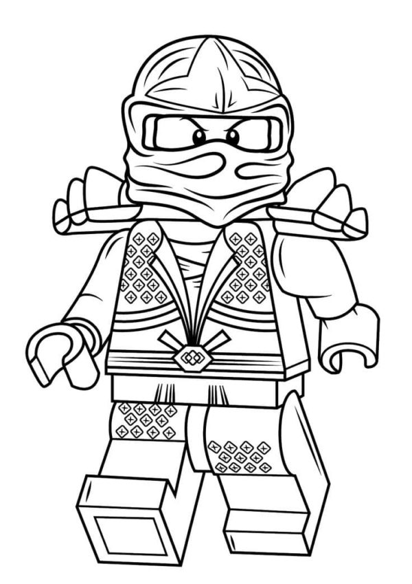 Lego ninja Värityskuva