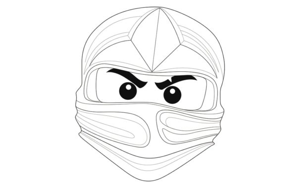Ninja päät Värityskuva
