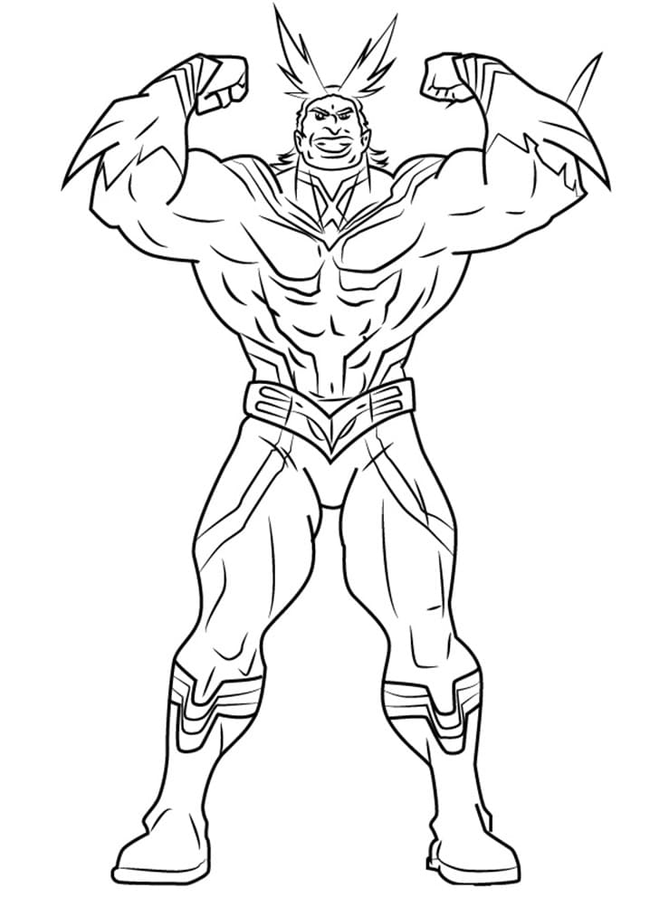 All Might Värityskuva