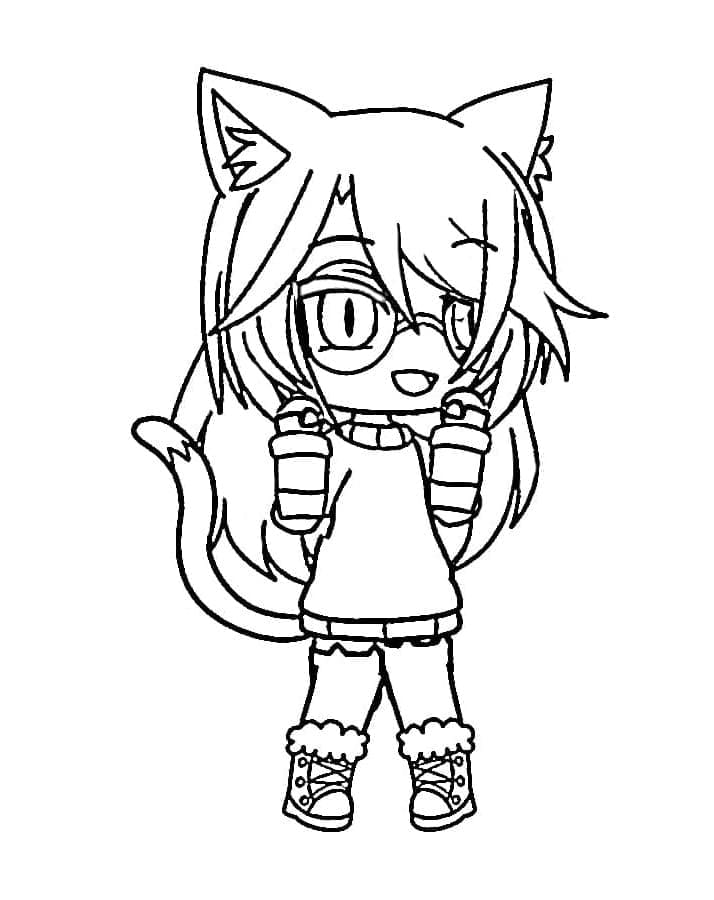 Gacha Life coloring pages