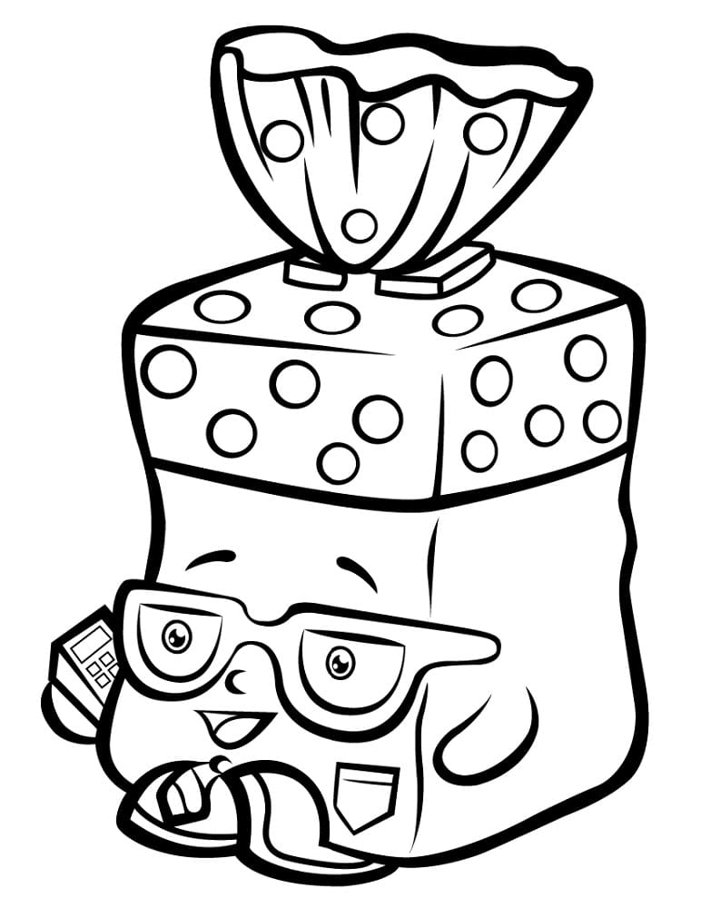 Bread Head Shopkins Värityskuva