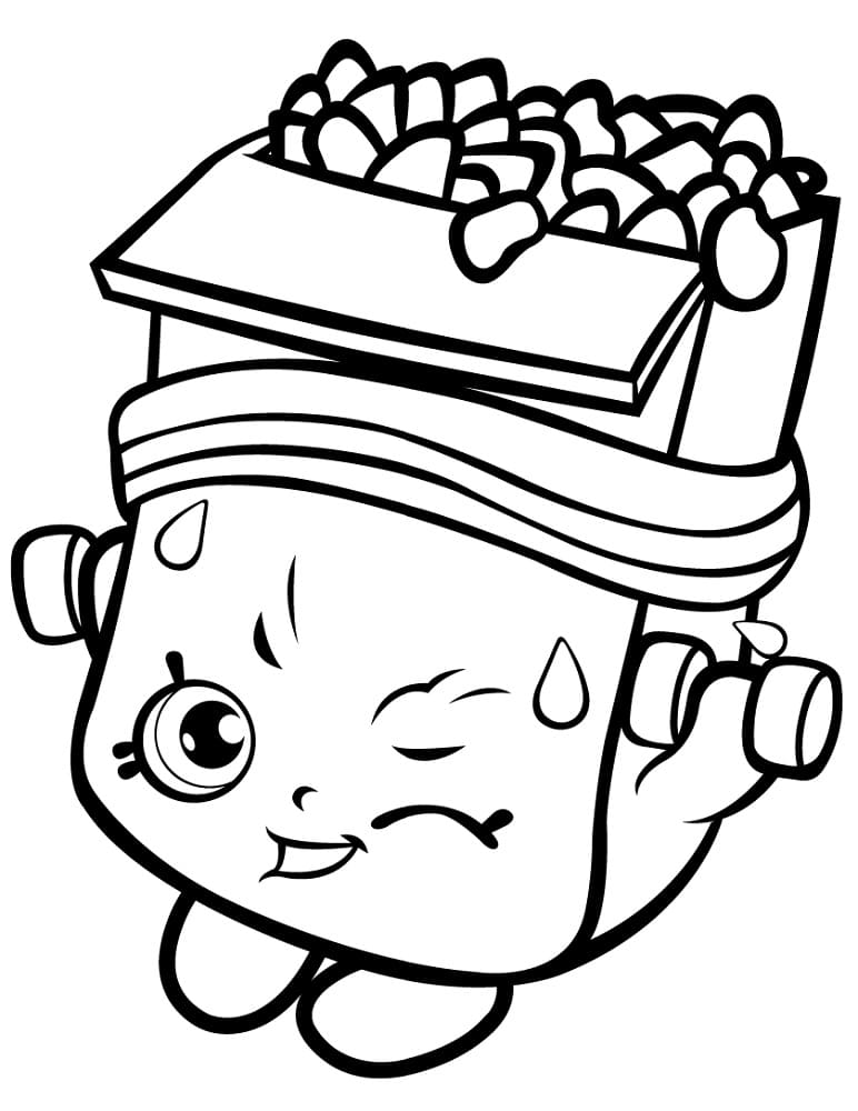 Breaky Crunch Shopkins Värityskuva