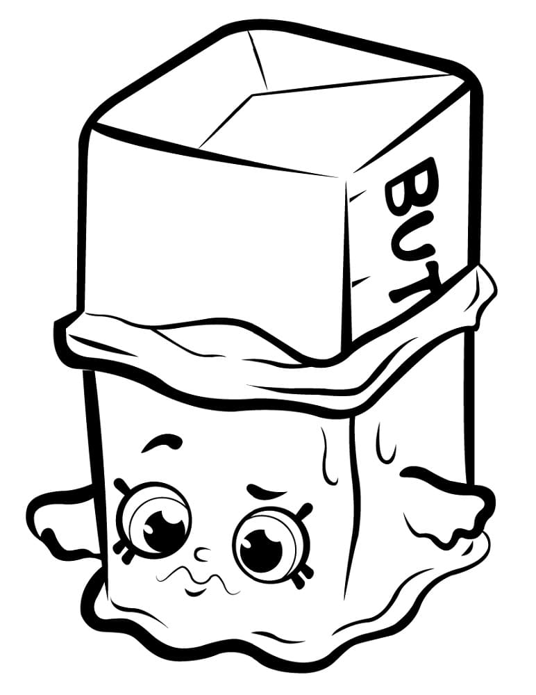 Buttercup Shopkins Värityskuva