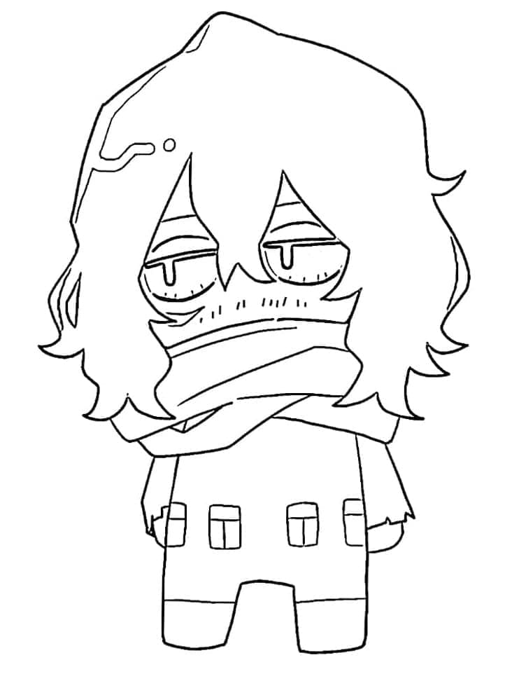 Chibi Shota Aizawa Värityskuva