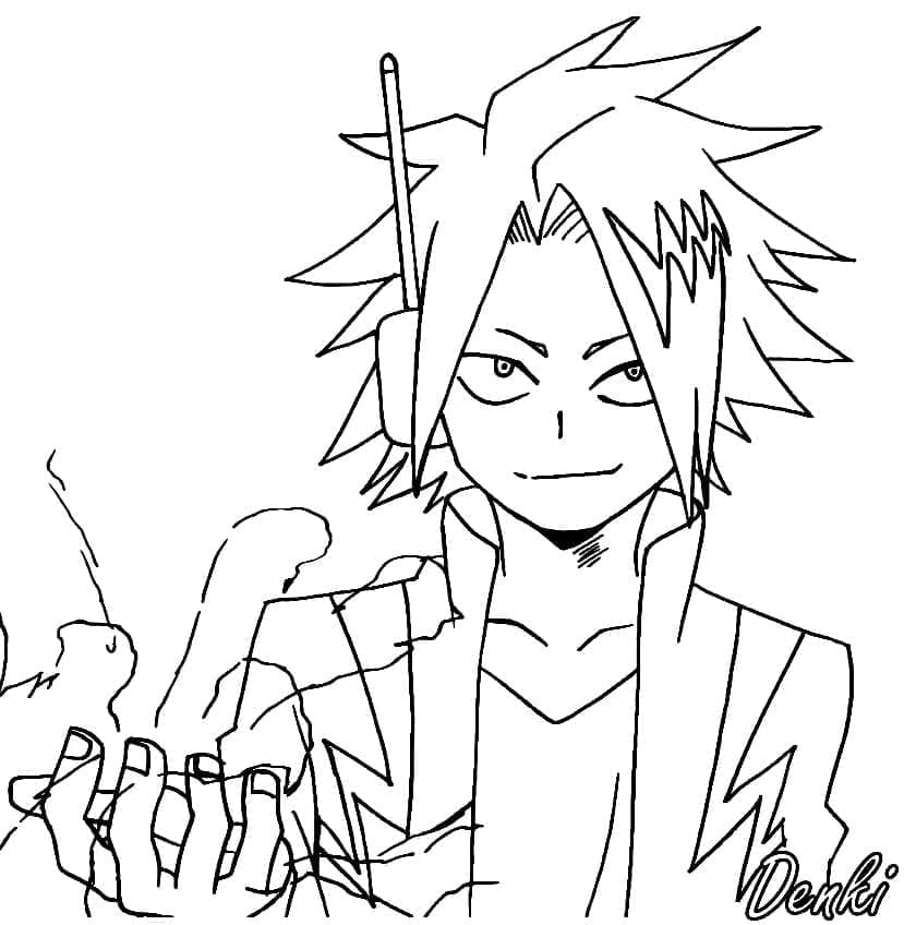 Denki Kaminari alkaen My Hero Academia Värityskuva