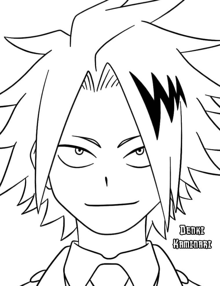 Denki Kaminari Värityskuva