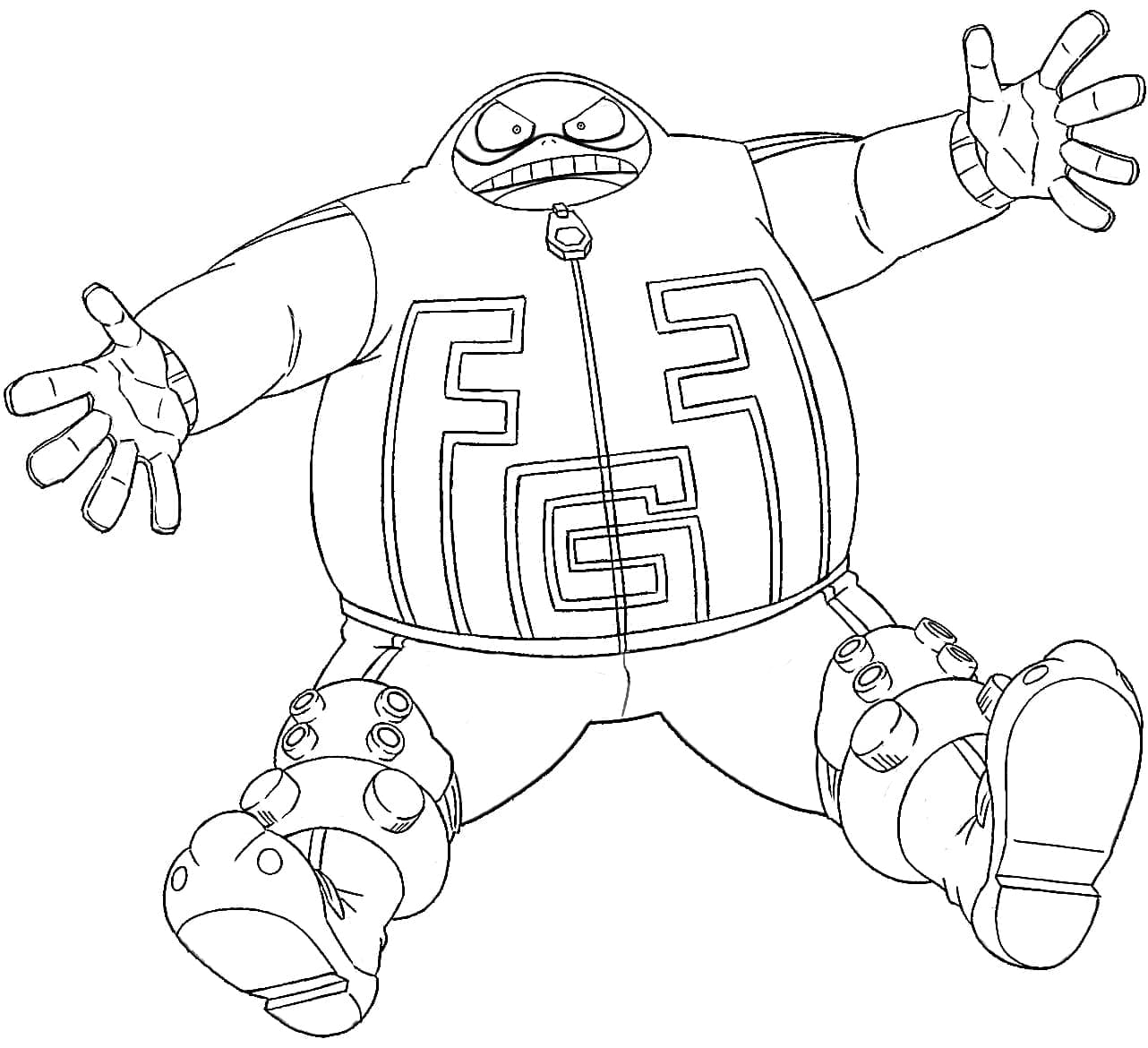 Fat Gum alkaen My Hero Academia Värityskuva