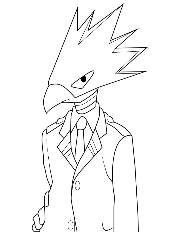 Fumikage Tokoyami Värityskuva