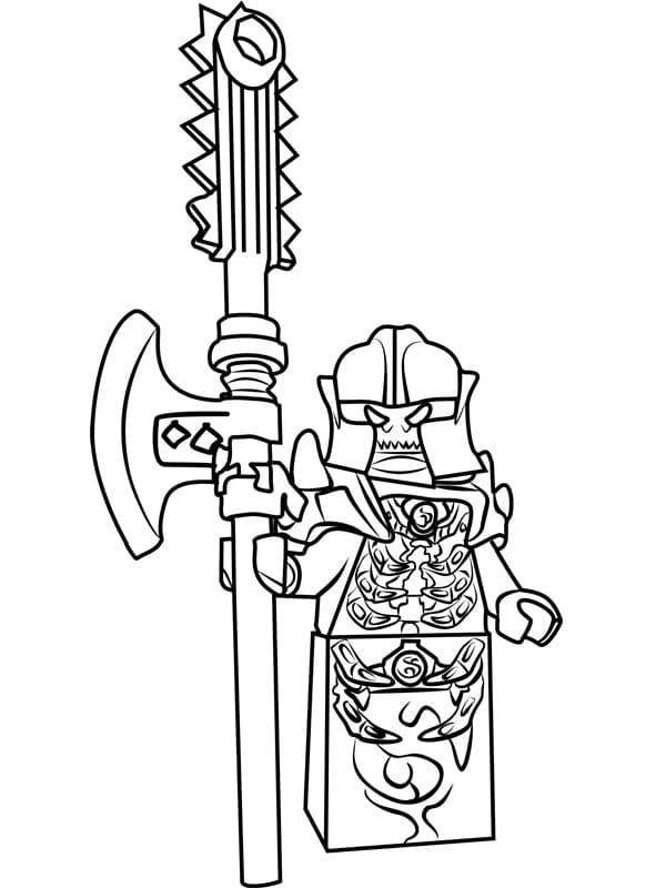 Golden Master Ninjago Värityskuva