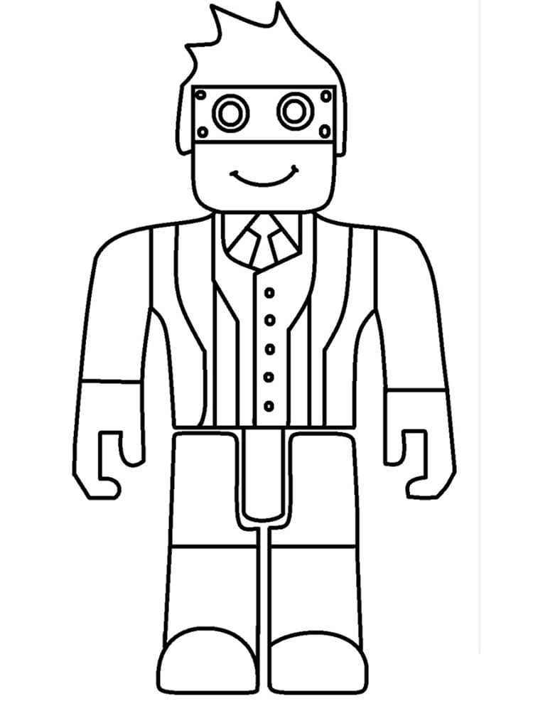 Hahmo Robloxissa Värityskuva