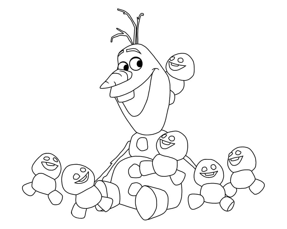 Ihana Olaf Värityskuva