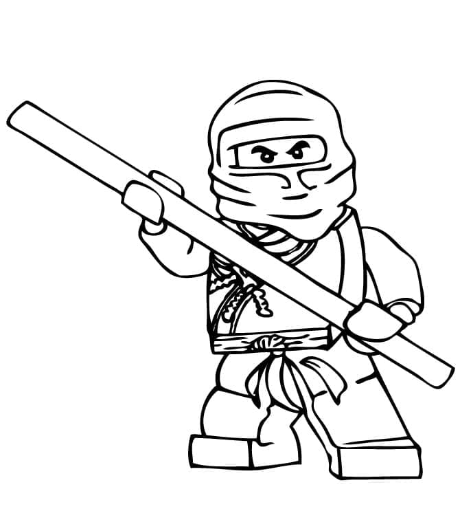 Ilmainen tulostettava Lego Ninjago Värityskuva