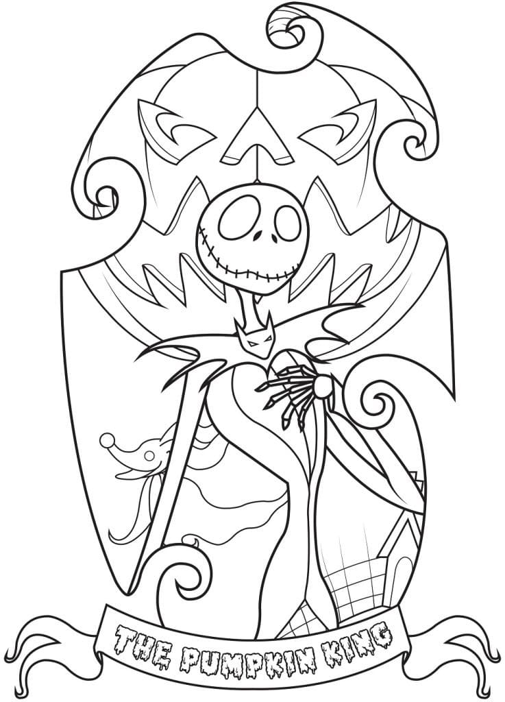 Jack Skellington Värityskuva