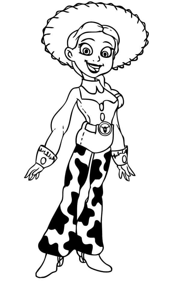 Jessie Disney Toy Storysta Värityskuva