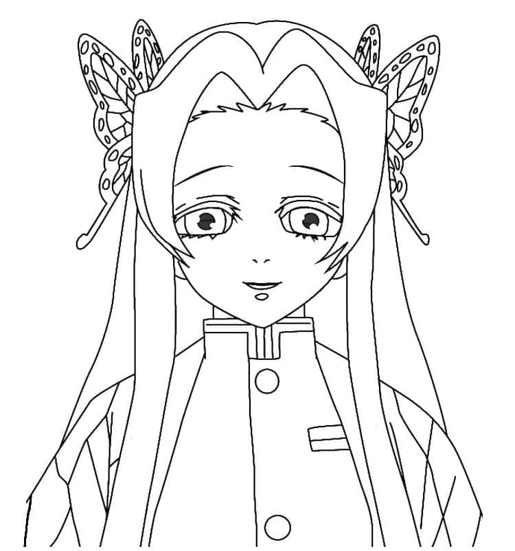 Kanae Kocho Demon Slayer Värityskuva