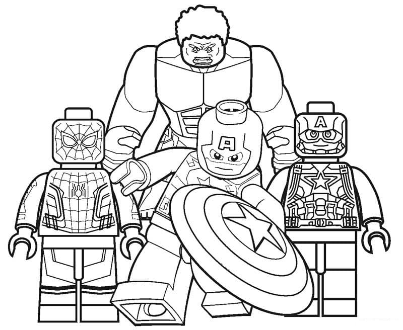 Lego Avengers Värityskuva