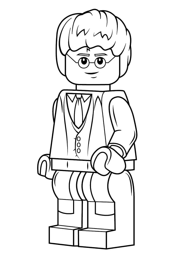 Lego Harry Potter lapsille Värityskuva