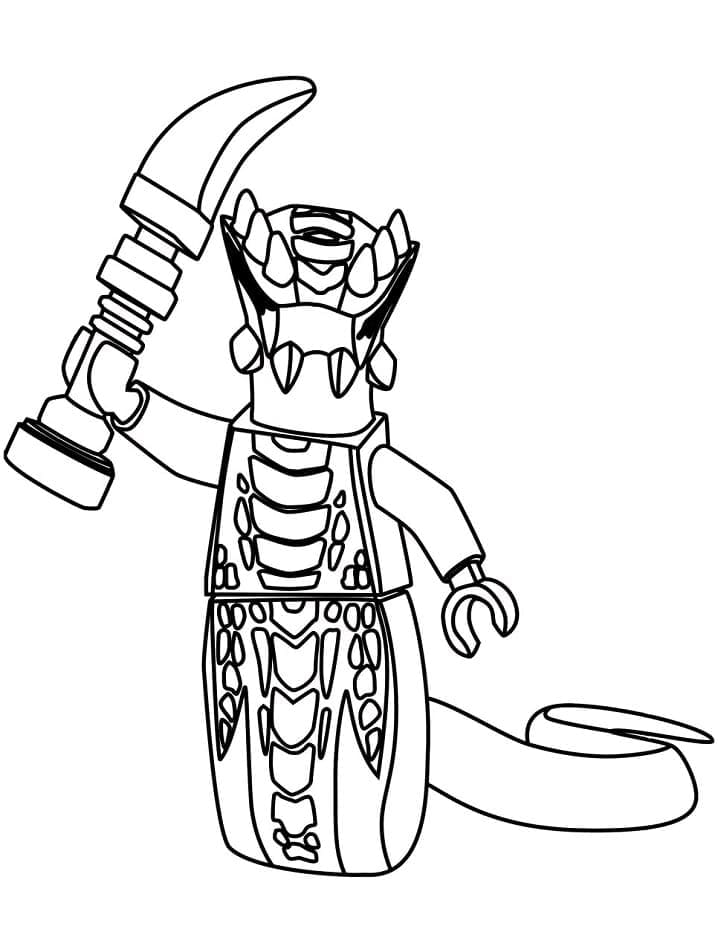 Lego Ninjago Acidicus Värityskuva