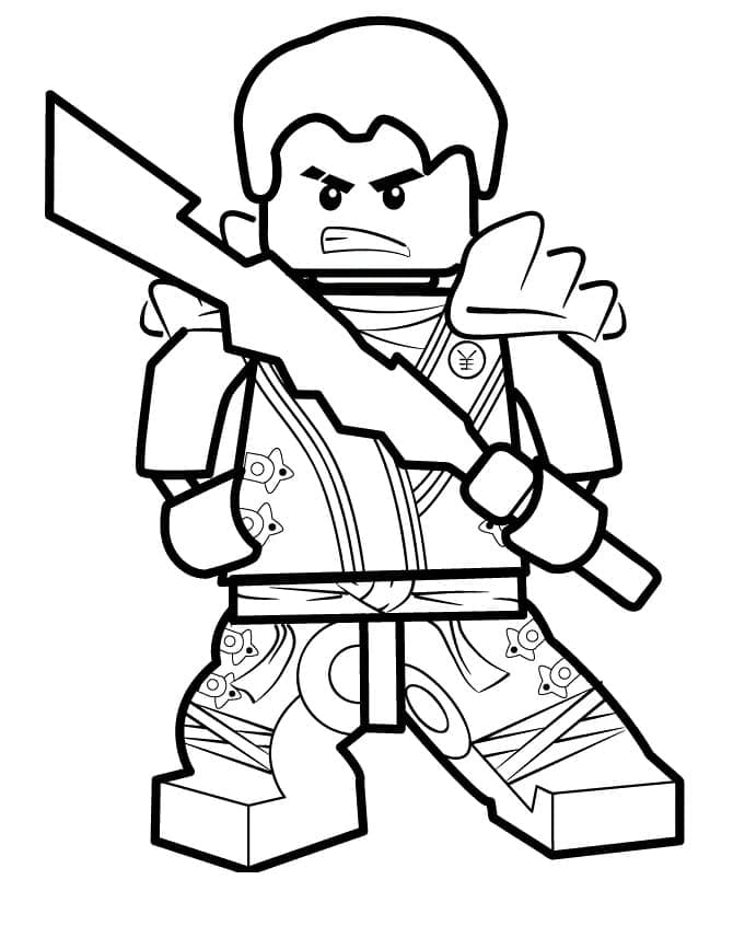 Lego Ninjago ilmainen Värityskuva