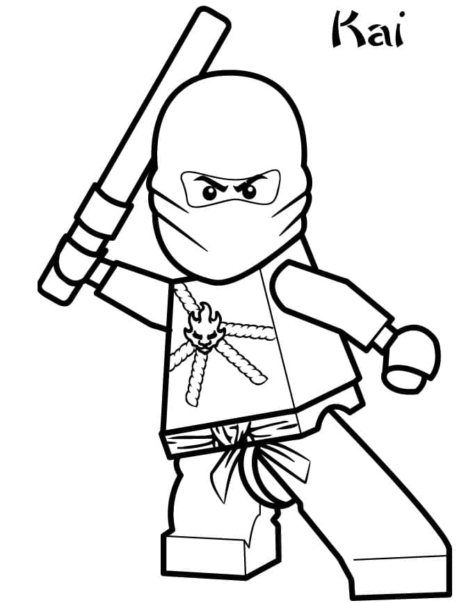 Lego Ninjago Kai Värityskuva