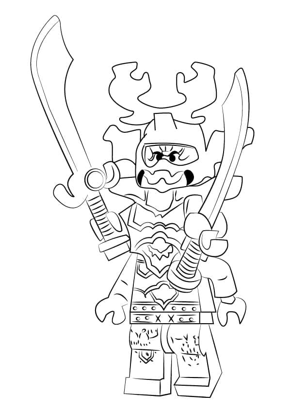 Lego Ninjago Kozu Värityskuva