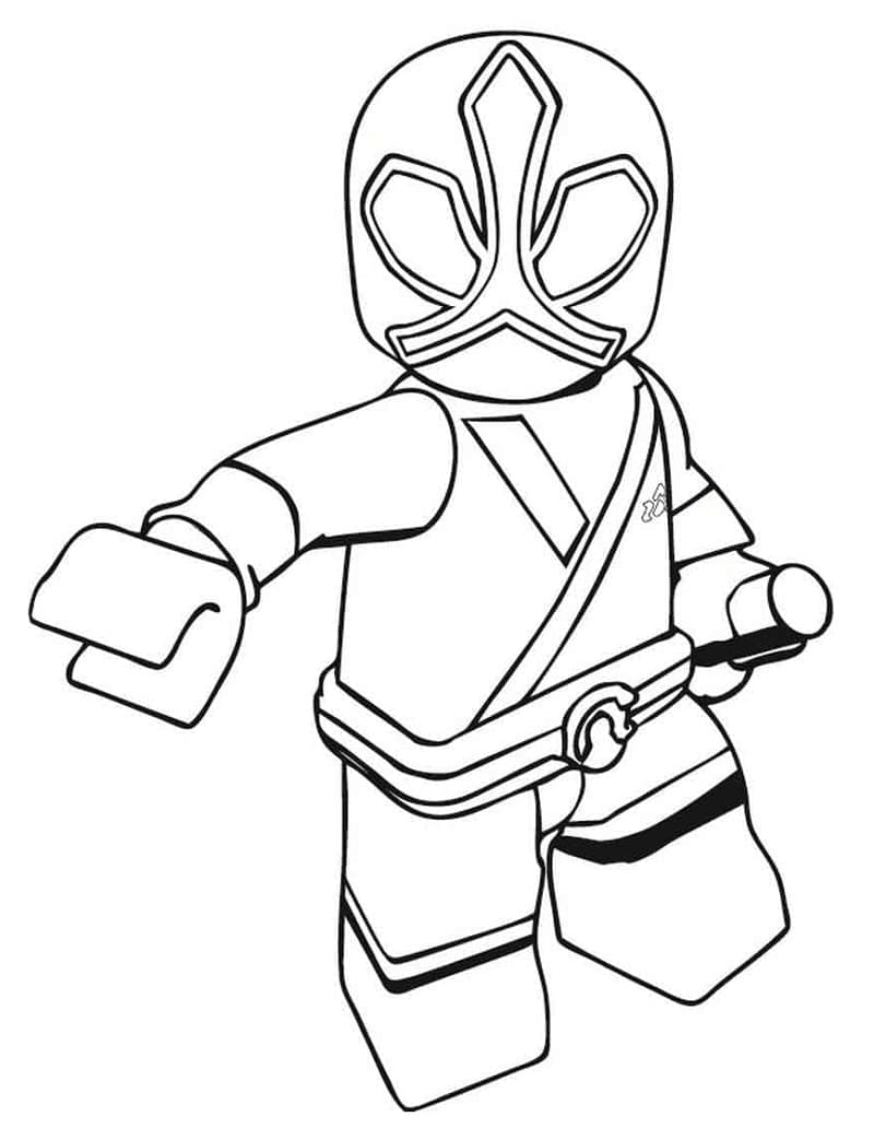 lego Power Rangerit Värityskuva