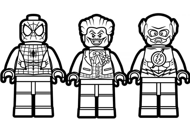 Lego sarjakuvat Värityskuva