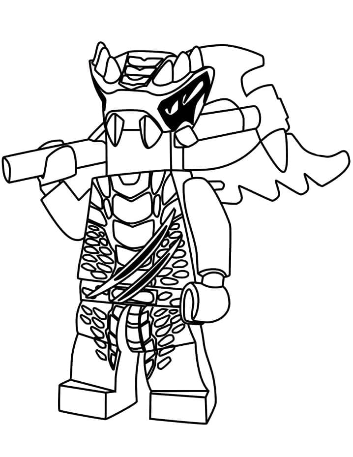 Lizaru Lego Ninjago Värityskuva