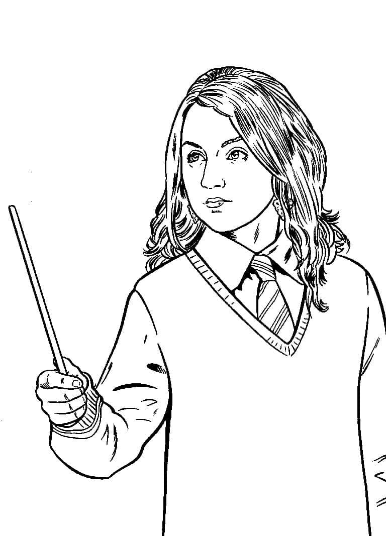 Luna Lovegood alkaen Harry Potter Värityskuva