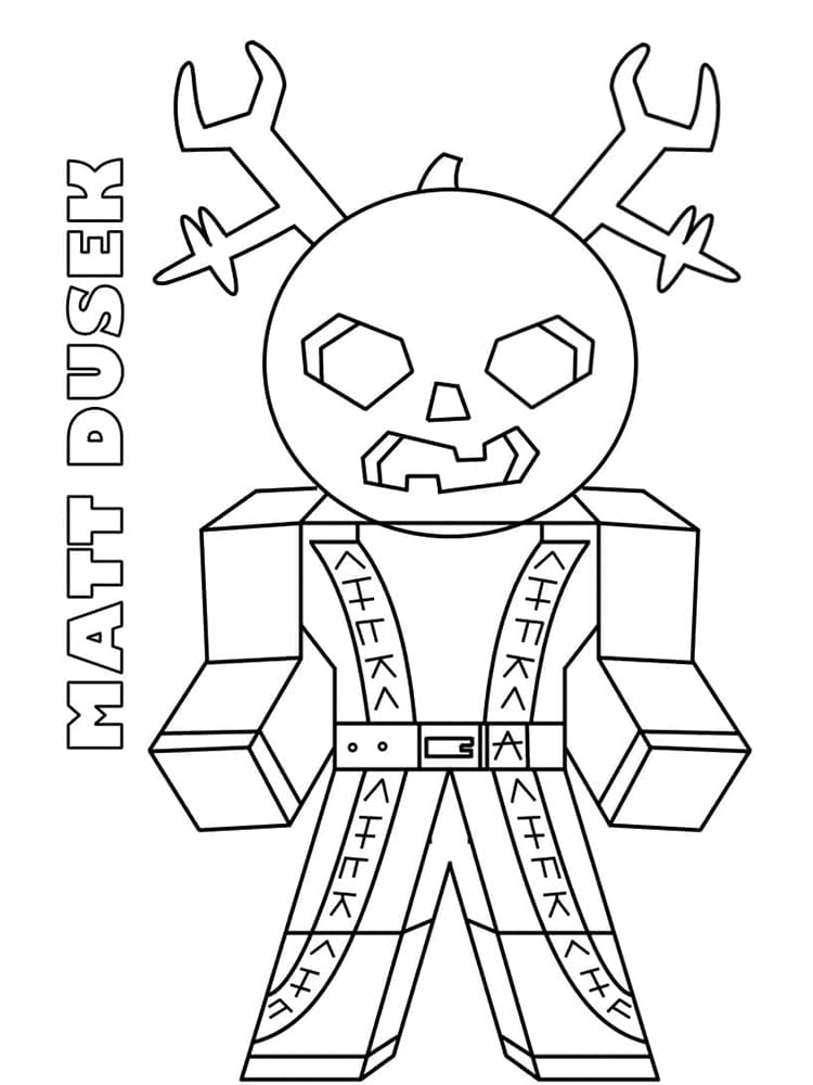 Matt Dusek Roblox Värityskuva