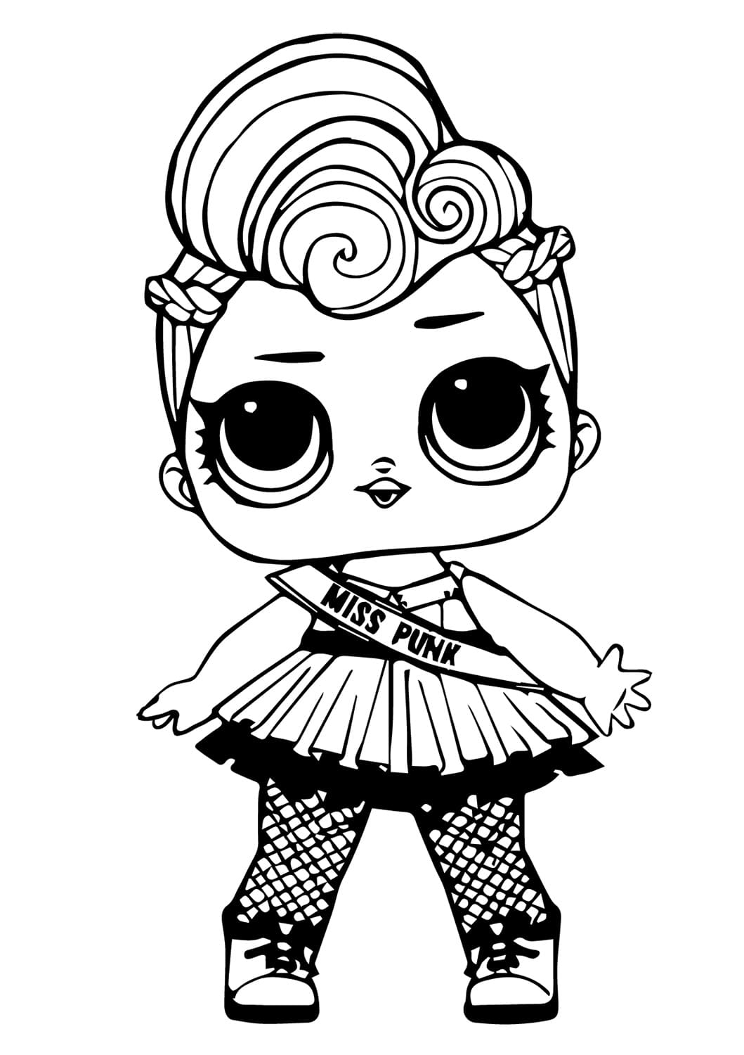 Miss Punk Lol Värityskuva