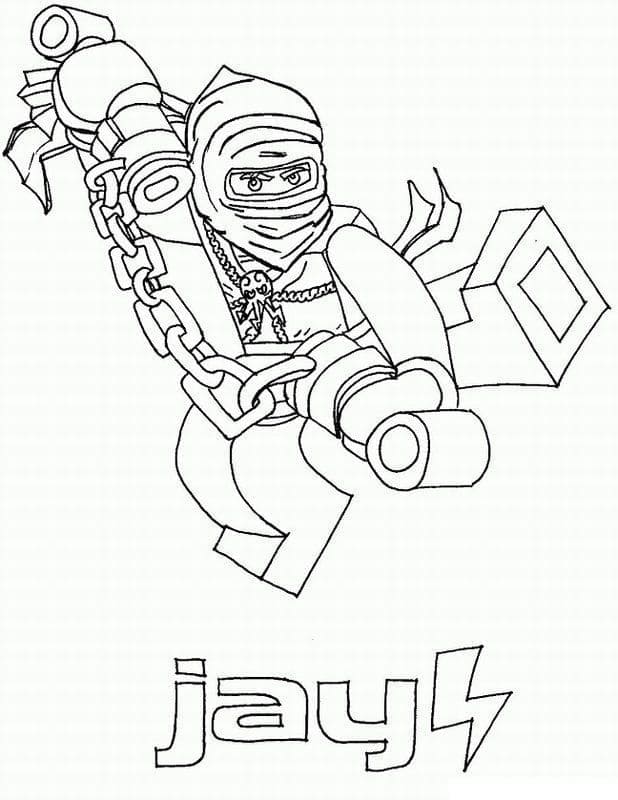 Ninjago Jay Värityskuva