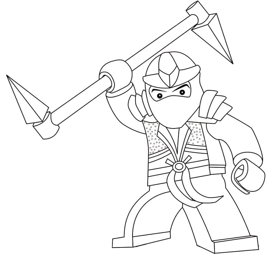 Ninjago Lloyd Värityskuva