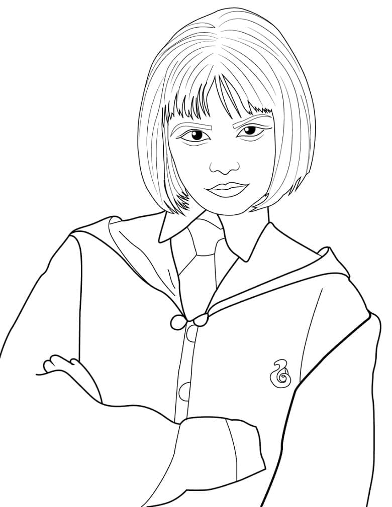 Pansy Parkinson alkaen Harry Potter Värityskuva