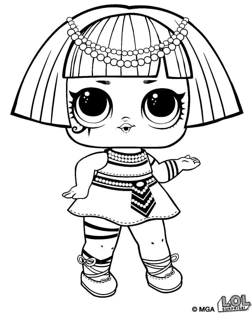 Pharaoh Babe LOL Värityskuva