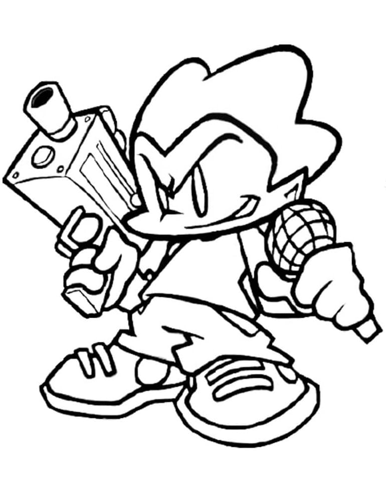 Friday Night Funkin coloring pages