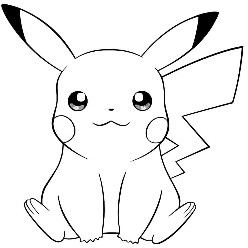 Pikachu Värityskuvat