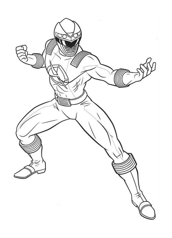 Power Rangers ilmaiseksi Värityskuva