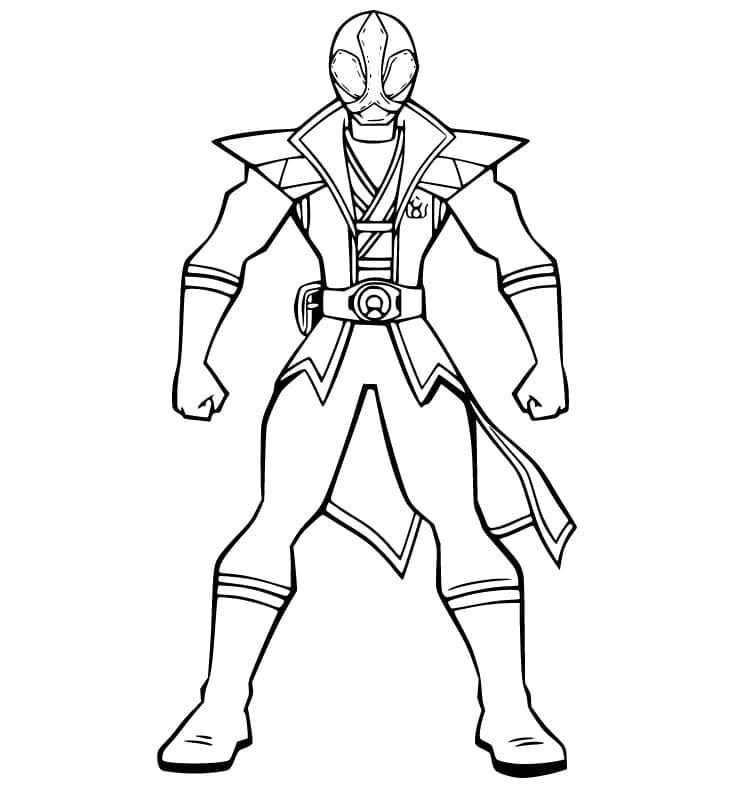 Power Rangers Samurai lapsille Värityskuva