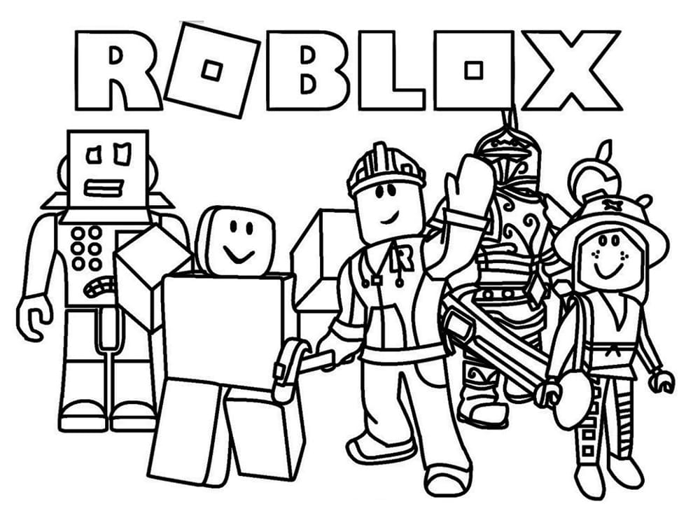 Roblox Värityskuvat