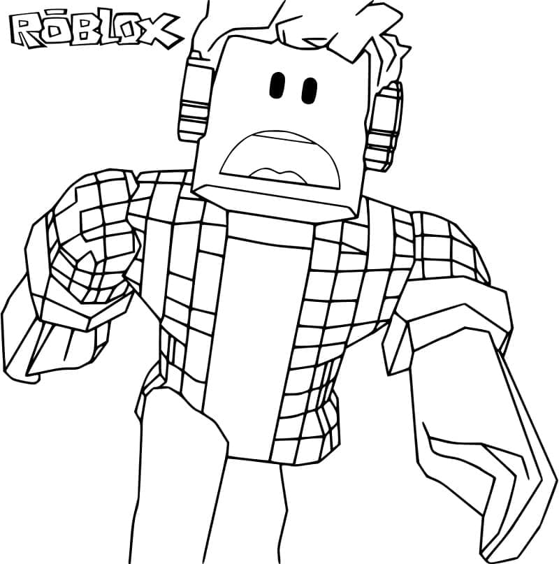 Roblox Ilmainen Värityskuva