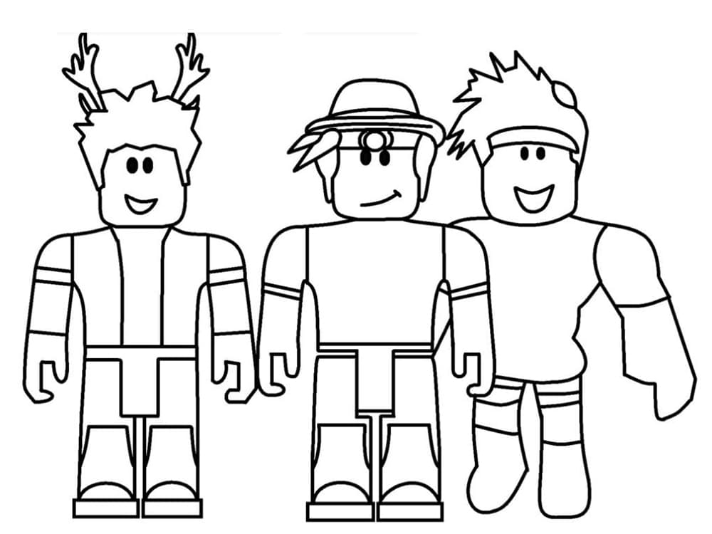 Roblox Lapsille Värityskuva