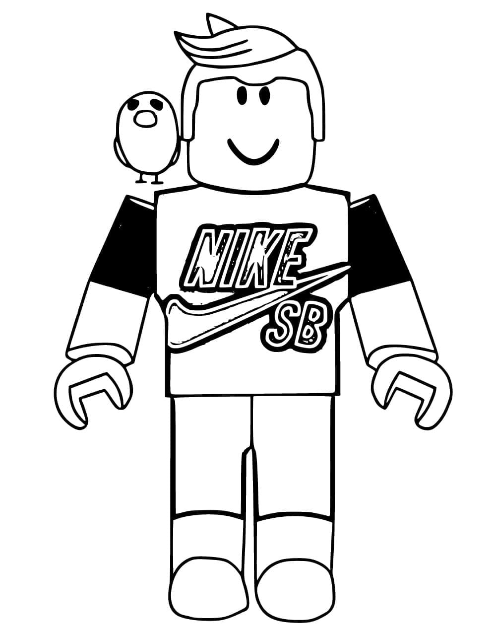Roblox Nike Värityskuva