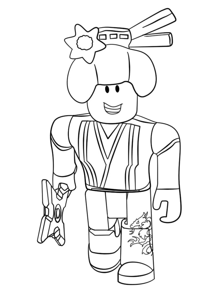 Roblox Ninja Värityskuva