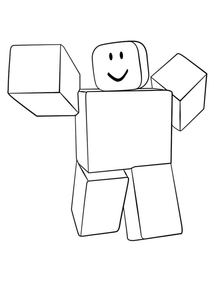Roblox Noob Värityskuva