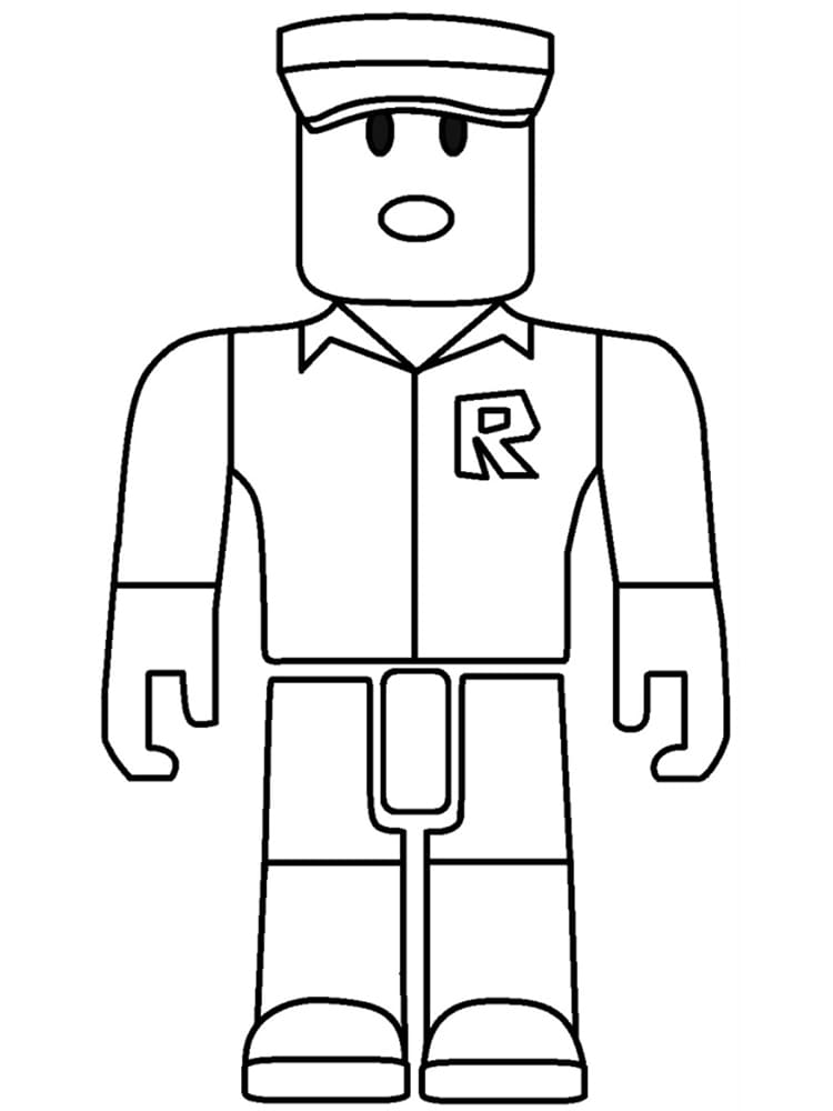 Roblox Pelaaja Värityskuva