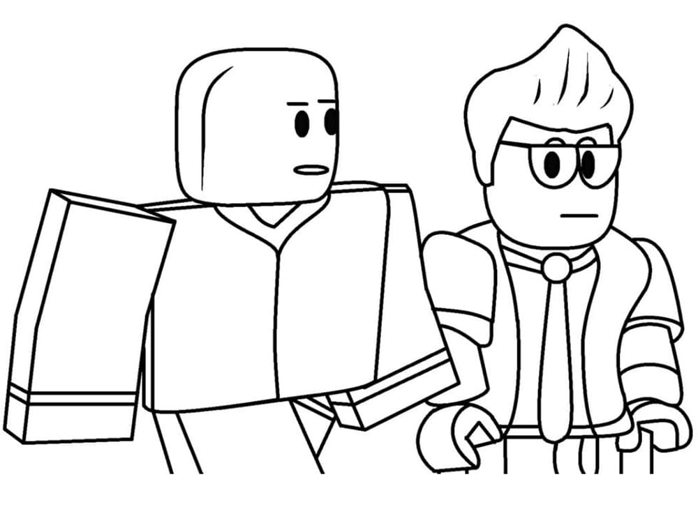 Roblox Peli Lapsille Värityskuva